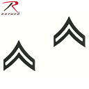 クーポンで15%OFF★ROTHCO ロスコ 1602 Private Insignia 米陸軍伍長階級章 Subdued《WIP03》【So】【T】