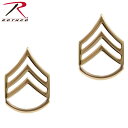 クーポンで最大18%OFF★ROTHCO ロスコ 1644 Private Insignia 米陸軍二等軍曹階級章 ゴールド《WIP03》【So】【T】