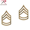 クーポンで15%OFF★ROTHCO ロスコ 1645 Private Insignia 米陸軍一等軍曹階級章 ゴールド《WIP03》【So】【T】