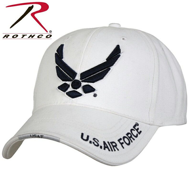 クーポンで最大18%OFF★ROTHCO ロスコ Deluxe U.S. Air Force Wing Low Profile Cap White【9154】【Rothco】【ロスコ】【ミリタリー】【サバゲー】【アウトドア】《WIP03》【So】【T】