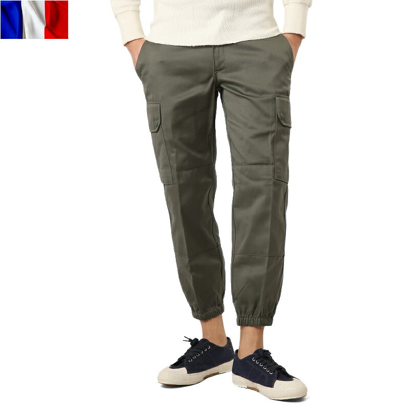 実物 新品 フランス軍 F-2 カーゴパンツ 《WIP03》フランス軍を代表するパラシュートパンツ 細めなシルエットで他国にはないデザイン性【クーポン対象外】【T】のサムネイル