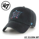 クーポンで最大15%OFF★【メーカー取次】’47 Brand フォーティーセブン・ブランド 14751143 47 CLEAN UP マイアミ・マーリンズ ブラック【Sx】【R】