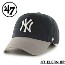 クーポンで最大15%OFF★【メーカー取次】’47 Brand フォーティーセブン・ブランド 14751158 47 CLEAN UP ニューヨーク・ヤンキース ネイビー【Sx】【R】|メンズファッション キャップ ベースボールキャップ アメカジ ニューヨークヤンキース 帽子 ストリートファッション