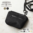 ポイント2倍!AS2OV アッソブ 142101 HABIT SHOULDER SERIES 305D WATER PROOF CORDURA POUCH ハビット ポーチ【クーポン対象外】【T】|バッグ ショルダー 止水ジップ 防水 黒 ブラック シンプル デザイン おしゃれ