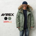 AVIREX アビレックス 7833952023 THERMOLITE N-3B フライトジャケット COMMERCIAL MODEL リアルファー【クーポン対象外】【T】｜メンズ..