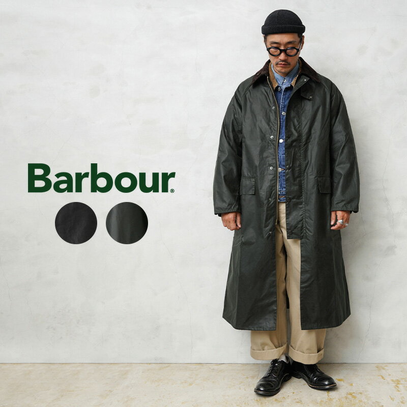 Barbour バブアー MWX1674 OVERSIZE BURGHLEY（オーバーサイズ バーレー）ジャケット ワックスドコットン【Sx】【T】｜メンズ アウター コート 上着 おしゃれ グリーン 英国 長め ブランド