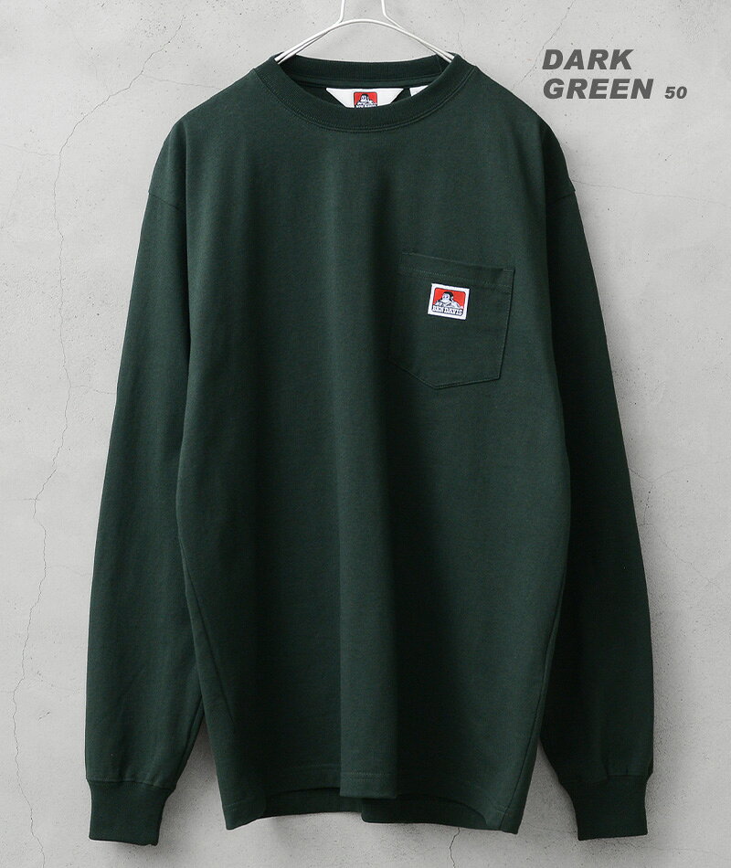 【最短即日発送】BEN DAVIS ベンデイビス C-25780023 L/S POCKET TEE ロングスリーブ ポケット Tシャツ【クーポン対象外】【T】｜ロンT 長袖Tシャツ メンズファッション ストリート カジュアル 厚手 コットン 耐久性 シンプル ブランド wip03-10111852 ミリタリーWAIPER 楽天市場店 サンプル画像3
