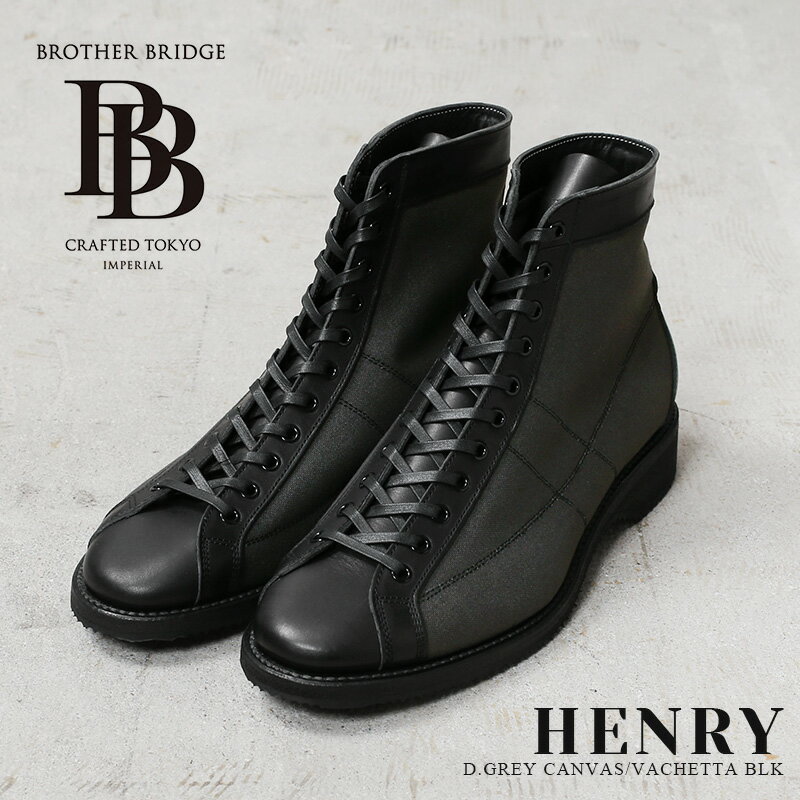 ںû¨ȯBROTHER BRIDGE ֥饶֥å S009 HENRY D.GREY CANVAS / VACHETTA BL...