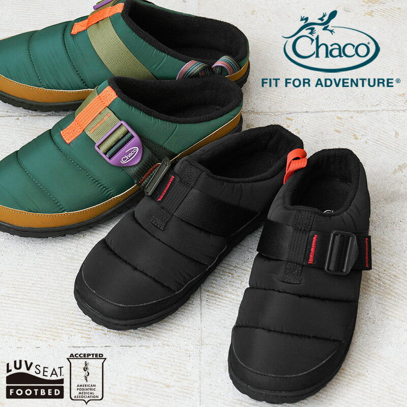 【あす楽】今なら20 OFF★Chaco チャコ MS RAMBLE PUFF CLOG ランブル パフ クロッグ スリップオンシューズ【クーポン対象外】【T】｜メンズ 靴 スニーカー ルームシューズ 防寒 保温 アウトドア キャンプ ダウン 中綿 スリッパ ブランド かわいい おしゃれ