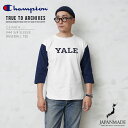 【最短即日発送】Champion チャンピオン C3-R414 V44 3/4スリーブベースボールTシャツ 日本製【クーポン対象外】|メンズ レディース トップ...
