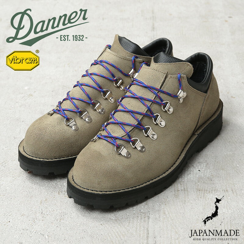 【最短即日発送】Danner ダナー D214016 MT.RIDGE LOW WP KLT マウンテン リッジ ロウ ウォータープルーフ / アウトドアブーツ S.KHAKI 日本製【クーポン対象外】【T】