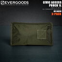 EVERGOODS Go[ObY CIVIC ACCESS POUCH 1L X-PACK I[KiCU[|[` OD GREENyN[|ΏۊOzyTz