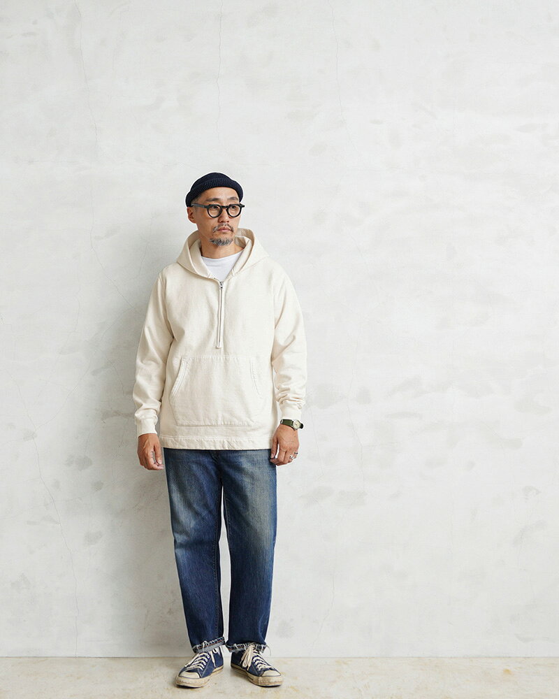 【最短即日発送】クーポンで15%OFF★Good On グッドオン GOBW-1610 L/S Rough 1/2ジップ プルオーバー フードスウェットシャツ 日本製【Sx】【T】 wip03-10106834 ミリタリーWAIPER 楽天市場店 サンプル画像2