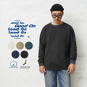 【最短即日発送】クーポンで最大15%OFF★Good On グッドオン GOLT-2106 L/S リブニット 日本製【Sx】【T】|ロングスリーブ ロンT ヘンリーネック 染め 経年変化 ヘビーオンス ヘビーウェイト 厚手 インナー おしゃれ