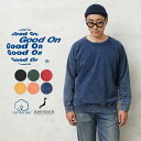 【最短即日発送】クーポンで最大15%OFF★Good On グッドオン GOBW-101VD ラグラン クルーネック スウェットシャツ VINTAGE DYE 日本製【Sx】【T】|メンズ トップス 大きいサイズ 加工 カジュアル トレーナー アメカジ 大人 ブランド おしゃれ