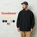 【最短即日発送】クーポンで最大18%OFF★Goodwear グッドウェア 2W7-64216 USAコットン オーバーサイズ クルーネック スウェット【T】