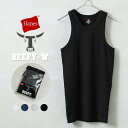【最短即日発送】クーポンで最大18%OFF★Hanes ヘインズ HM3-R102 BEEFY ビーフィー リブタンクトップ【T】【Sx】|メンズ 大きいサイズ インナー トップス ノースリーブ 無地 トレーニング ジム ブランド おしゃれ