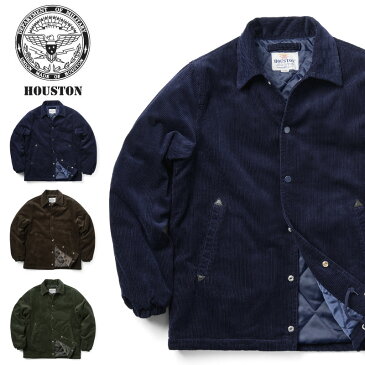 【15%OFFクーポン対象】HOUSTON ヒューストン 50621 CORDUROY COACH JACKET コーデュロイコーチジャケット