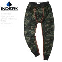 【最短即日発送】クーポンで最大18%OFF★INDERA MILLS インデラミルズ 812NDR PERFORMANCE CAMO サーマル アンダーパンツ with Silvadur【T】| メンズ インナー 下着 抗菌 防臭 保温