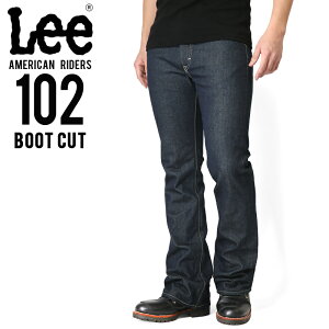 【クーポンで最大18%OFF！】Lee リー AMERICAN RIDERS 102 ブーツカット デニムパンツ ダークインディゴ【LM5102-500】【T】