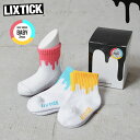 【最短即日発送】LIXTICK リックスティック DRIP SOCKS 3PACK REVERSE ドリップ ソックス BABY(子供用)【クーポン対象外】【T...
