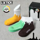 【最短即日発送】LIXTICK リックスティック DRIP SOCKS 3PACK REVERSE ドリップ ソックス リバース JUNIOR(子供用)【クーポ...
