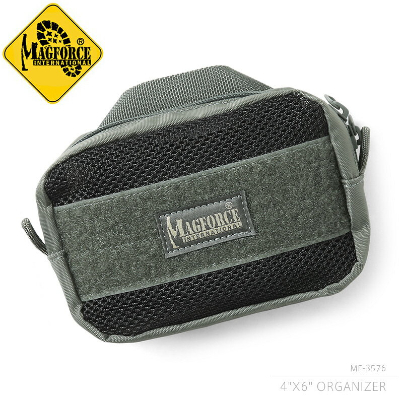 クーポンで最大18%OFF★MAGFORCE マグフォース MF-3576 4”×6”Organizer オーガナイザー ポーチ【T】|小物入れ ベルクロ コン...