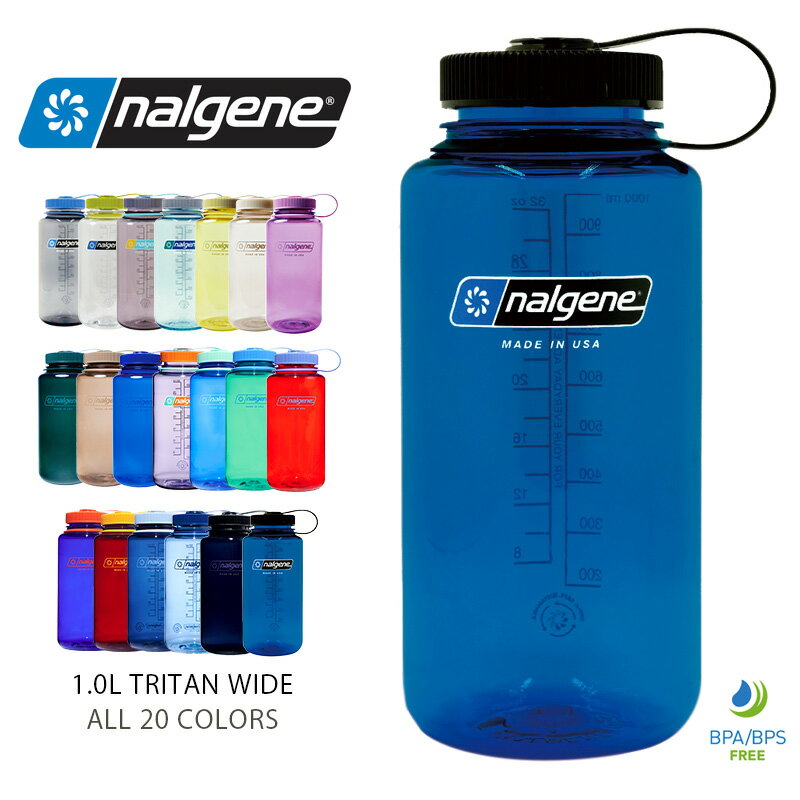 【最短即日発送】クーポンで最大15%OFF★NALGENE ナルゲン 広口 1.0L TRITAN RENEW プラスチックボトル 水筒 MADE IN USA【Sx】【T】