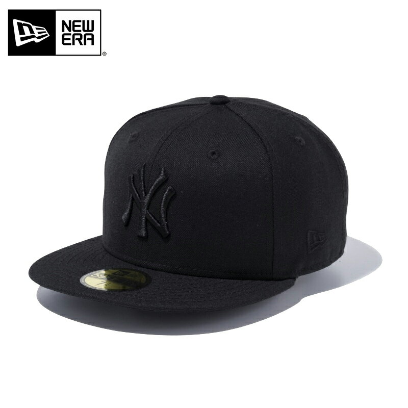 【10%OFFセール！】【メーカー取次】 NEW ERA ニューエラ 59FIFTY MLB ニューヨーク・ヤンキース ブラックXブラック 12336664 キャップ【クーポン対象外】