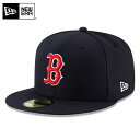 ☆【メーカー取次】NEW ERA ニューエラ 59FIFTY MLB On-Field ボストン・レッドソックス ネイビー 14524894 キャップ【クーポン対象外】【R】|NEWERA 帽子 メジャーリーグ メンズファッション アメカジ ファッション ベースボールキャップ UVカット