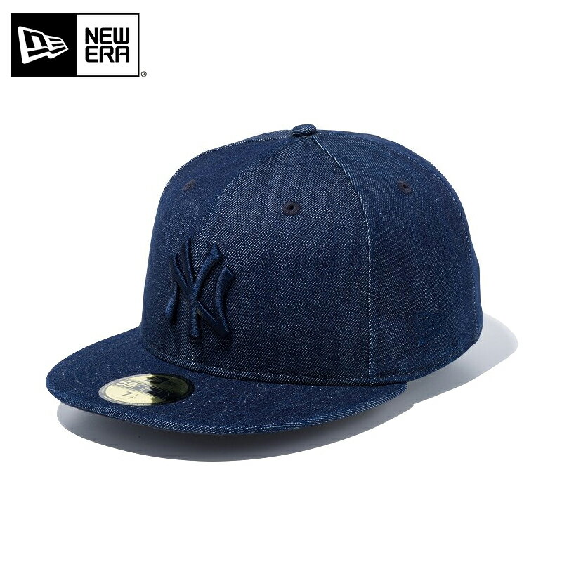 楽天ミリタリーWAIPER 楽天市場店☆【メーカー取次】NEW ERA ニューエラ 59FIFTY MLB ニューヨーク・ヤンキース インディゴデニム 14525202 キャップ【クーポン対象外】【R】 ｜カスタム ベースボールキャップ チームロゴ メジャーリーグ メンズ 帽子 アメカジ ストリート ファッション