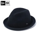 Ȃ10%OFFy[J[掟zNEW ERA j[G Felt Hat The Fedora tFh[ nbg / Xq ubN 12018920yN[|ΏۊOzyTz