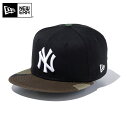 ☆【メーカー取次】NEW ERA ニューエラ Youth キッズ用 9FIFTY MLB ニューヨーク ヤンキース ブラックXウッドランド 14524531 キャップ【クーポン対象外】【R】|メッシュキャップ アメカジ 帽子 メンズファッション サイズ調整 子供用 スナップバック ストリート