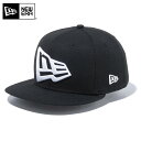 ☆【メーカー取次】NEW ERA ニューエラ Youth キッズ用 9FIFTY フラッグロゴ ブラック 14524536 キャップ【クーポン対象外】【R】|メンズファッション 帽子 サイズ調整 アメカジ ストリート ファッション バイザー コーディネート 子供用 おしゃれ