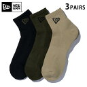 10%OFF☆【メーカー取次】NEW ERA ニューエラ ソックス アンクル 3ペア ミリタリーパック 14518189【クーポン対象外】【R】|アンクルソック...