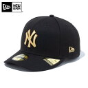 ☆NEW ERA ニューエラ MLB Pre-Curved 59FIFTY ニューヨーク・ヤンキース ブラックXゴールド 13561934 キャップ ｜ベースボールキャップ 帽子 ハット メンズ レディース ユニセックス 男女兼用 ロゴ 刺繍