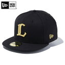 10%OFF☆【メーカー取次】NEW ERA ニューエラ NPB 59FIFTY 埼玉西武ライオンズ ブラック 14525171 キャップ 【クーポン対象外】【R】|メンズ レディース ベースボールキャップ ハット 帽子 ブランド おしゃれ 刺繍 ロゴ