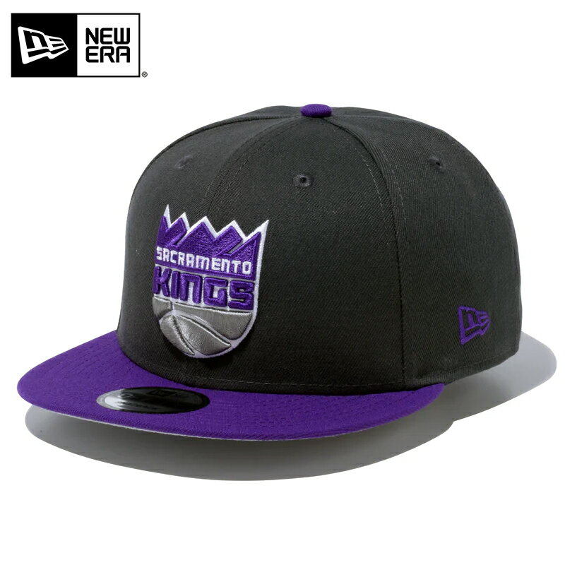 ☆NEW ERA ニューエラ 9FIFTY NBA サクラメント・キングス ダークグレーXパープル 13552023 キャップ 