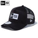 10%OFF☆【メーカー取次】NEW ERA ニューエラ 9FORTY A-Frame トラッカー ボックスロゴ ブラック 14525001 キャップ 【クーポン対象外】【R】|メンズファッション 帽子 アメカジ トラッカーキャップ メッシュキャップ カーブキャップ ファッション小物