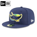 ☆【メーカー取次】NEW ERA ニューエラ 59FIFTY MLB On-Field タンパベイ・レイズ ライトネイビー 14524845 キャップ 【クーポン対象外】【R】|メンズ レディース 帽子 メジャーリーグ ベースボールキャップ おしゃれ