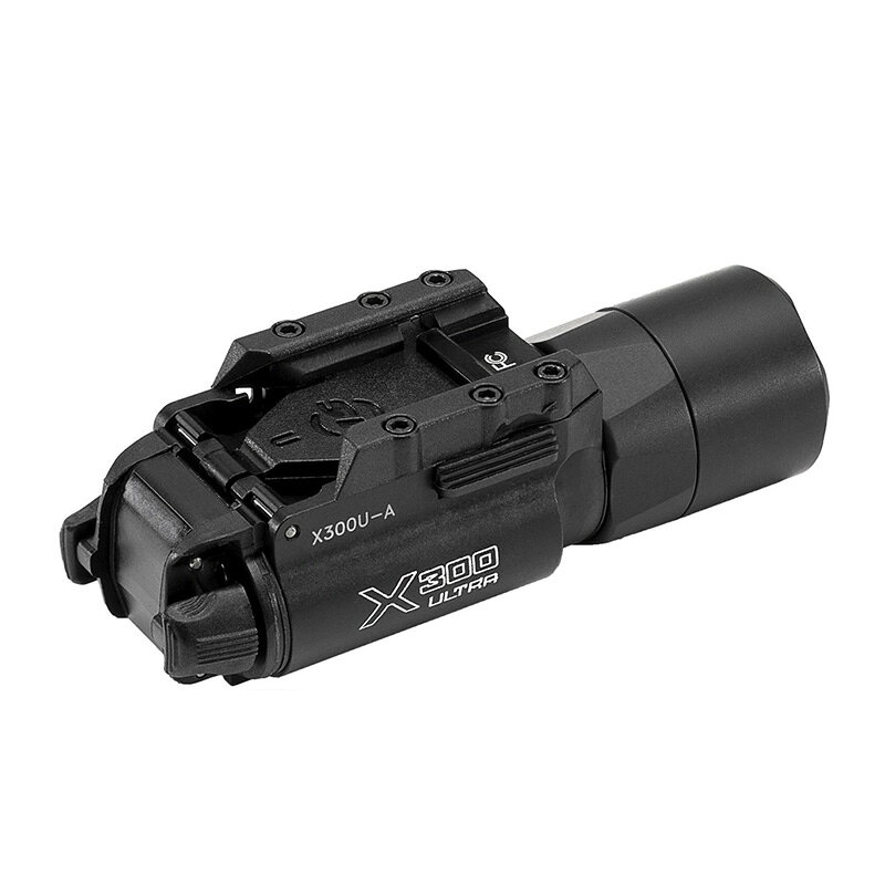 ミリタリーWAIPER 楽天市場店のSUREFIRE シュアファイア X300U-A LEDウェポンライト / フラッシュライト 1000ルーメン BLACK【クーポン対象外】【T】｜ミリタリー タクティカル 軍用品 ミルスペック ハンドガン サバゲー アウトドア ミリタリーファッション 軍用 装備品 アクセサリー｜アングル3