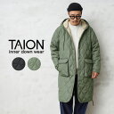 クーポンで最大18%OFF★TAION タイオン TAION-106BML-LONG MILITARY LINE フード ダウンコート【B7】【Sx】【T】|