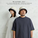 【最短即日発送】WAIPER.inc 米軍 U.S.NAVY セーラーハット STENCIL USNA VINTAGE【WP1118】【クーポン対象外】【T】|...