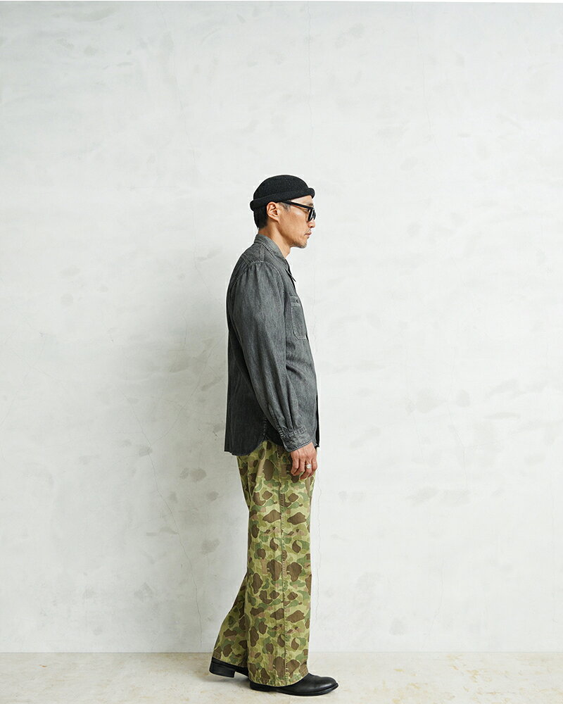 【最短即日発送】WAIPER.inc 米軍 1940's U.S.M.C. P-42 1st Pattern ダックハンターカモ リバーシブル ユーティリティパンツ【WP1097】【クーポン対象外】【T】