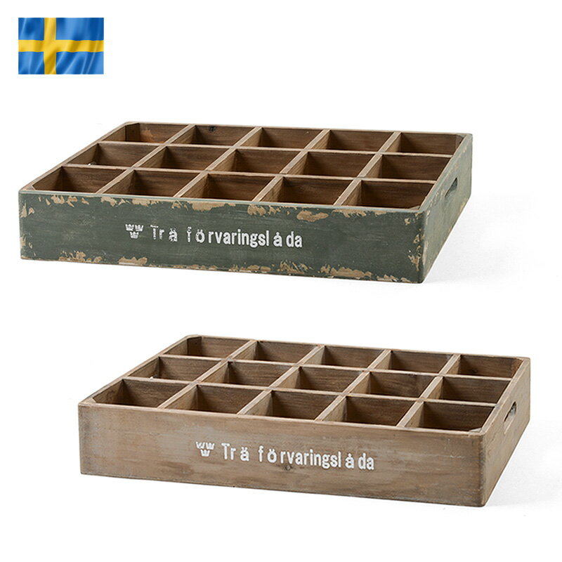 新品 スウェーデン軍 コレクションウッドボックス【T】