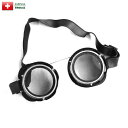 実物 新品 スイス軍 1970 タンカーゴーグル アルミケース付き 《WIP03》【クーポン対象外】【T】