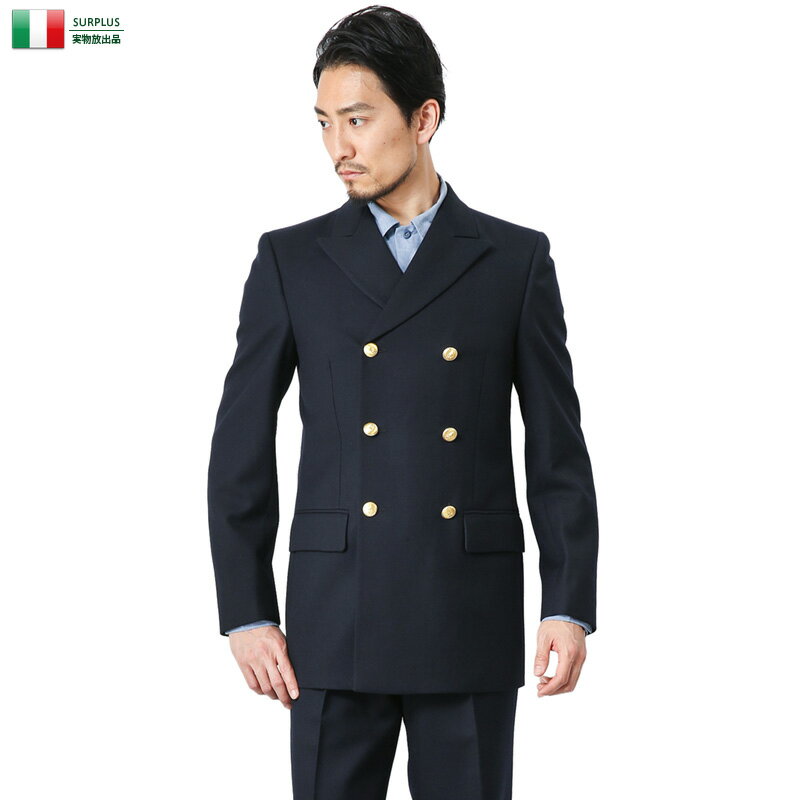 【実物放出品20%OFFセール!】実物 新品 イタリア デッドストック ダブル ブレザー 《WIP03》