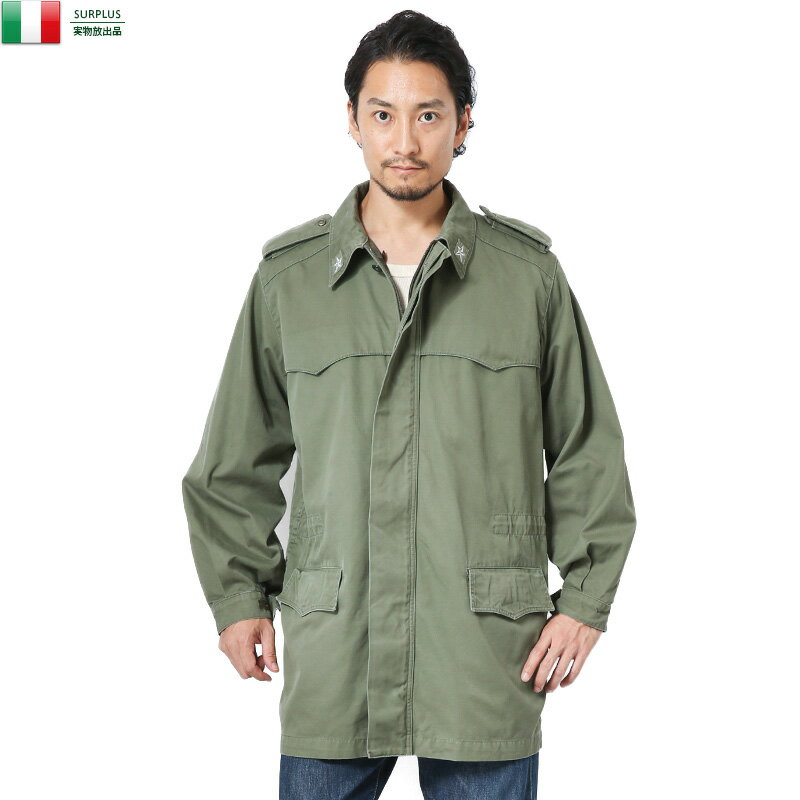 実物 USED イタリア軍 フィールドコート【クーポン対象外】【I】|ミリタリー 中古 メンズ 古着 ジャケット アウター ハーフ丈 軍物 放出品 カジュアル ...
