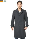 実物 新品 東ドイツ軍 NVA シングル グレーオーバーコート【クーポン対象外】【I】|メンズ レディース アウター カジュアル フォーマル ミリタリージャケット チェスターコート ライナー付き ウエストベルト 軍放出品 ゆったり