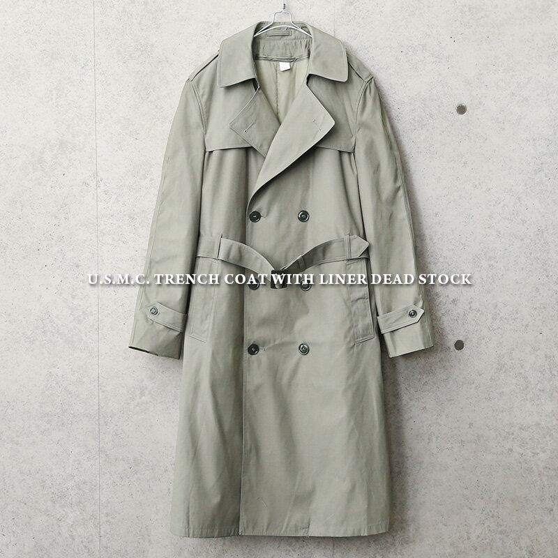 MILITARY 実物 新品 デッドストック 米海兵隊 U.S.M.C. トレンチ